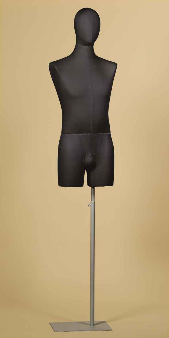 busto-sartoriale-uomo-coscia-cotone-nero-base-grigia